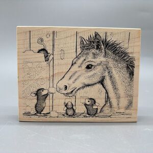 House Mouse Designs Stamp Pony Treats Horse Sugar Cubes 266 Stampa Rosa 1998